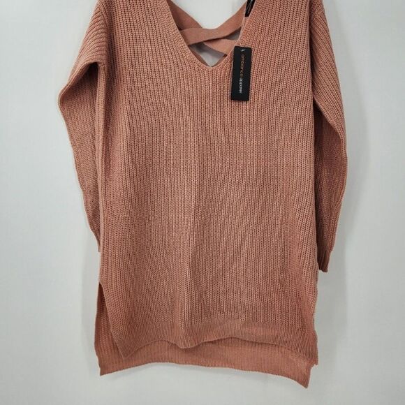 NWT AMBIANCE APPAREL Pink Sweater Womens Size Medium M - Picture 3 of 7